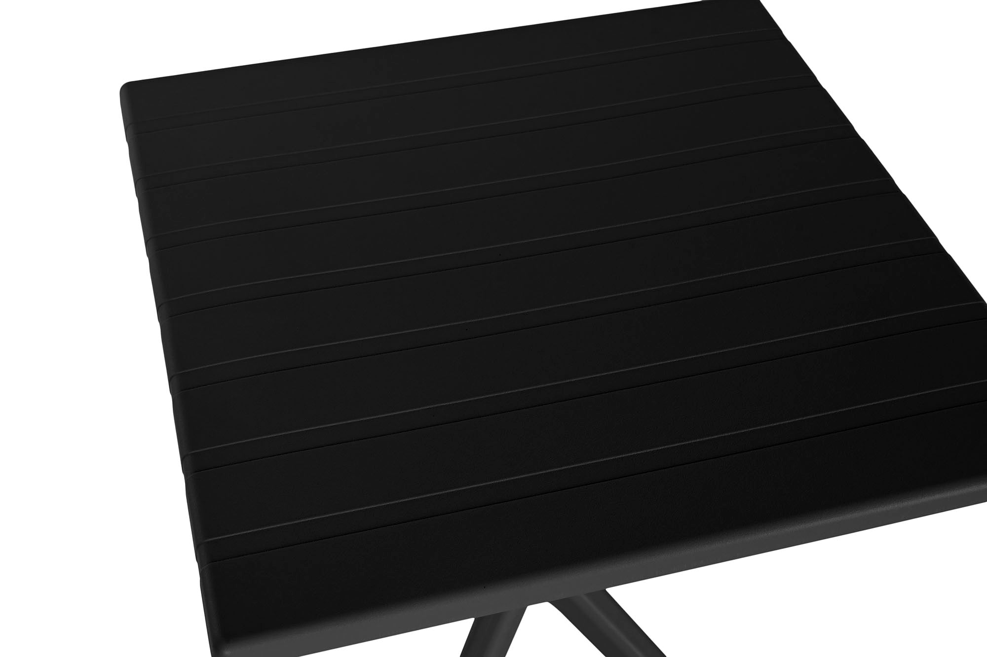 MESA METAL PP 70X70X75 RECICLADO NEGRO - Imagen 5