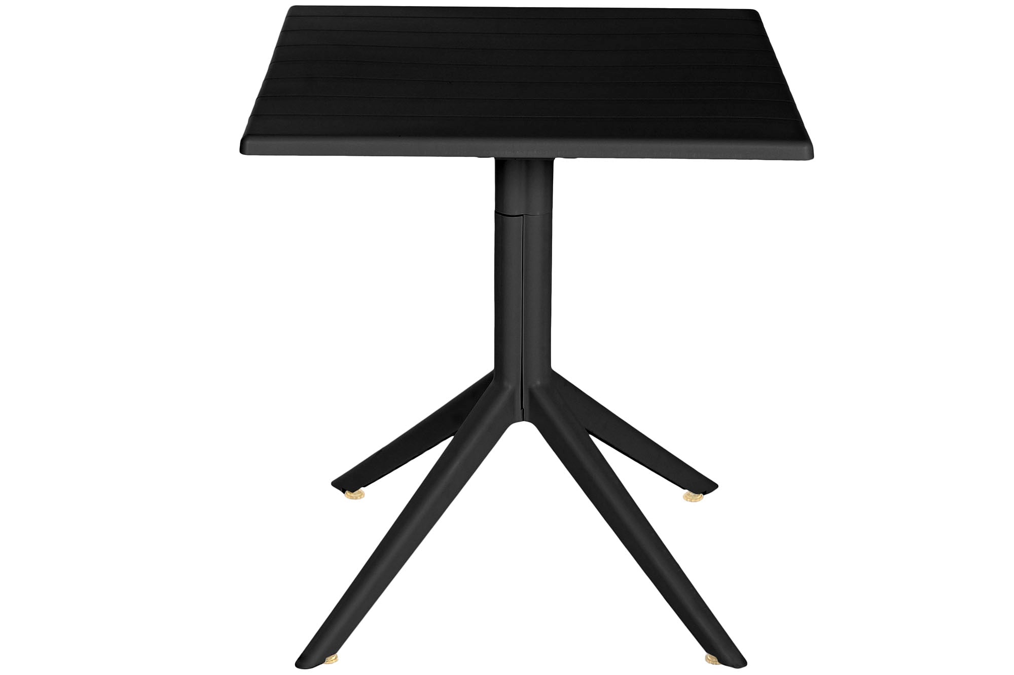 MESA METAL PP 70X70X75 RECICLADO NEGRO - Imagen 1