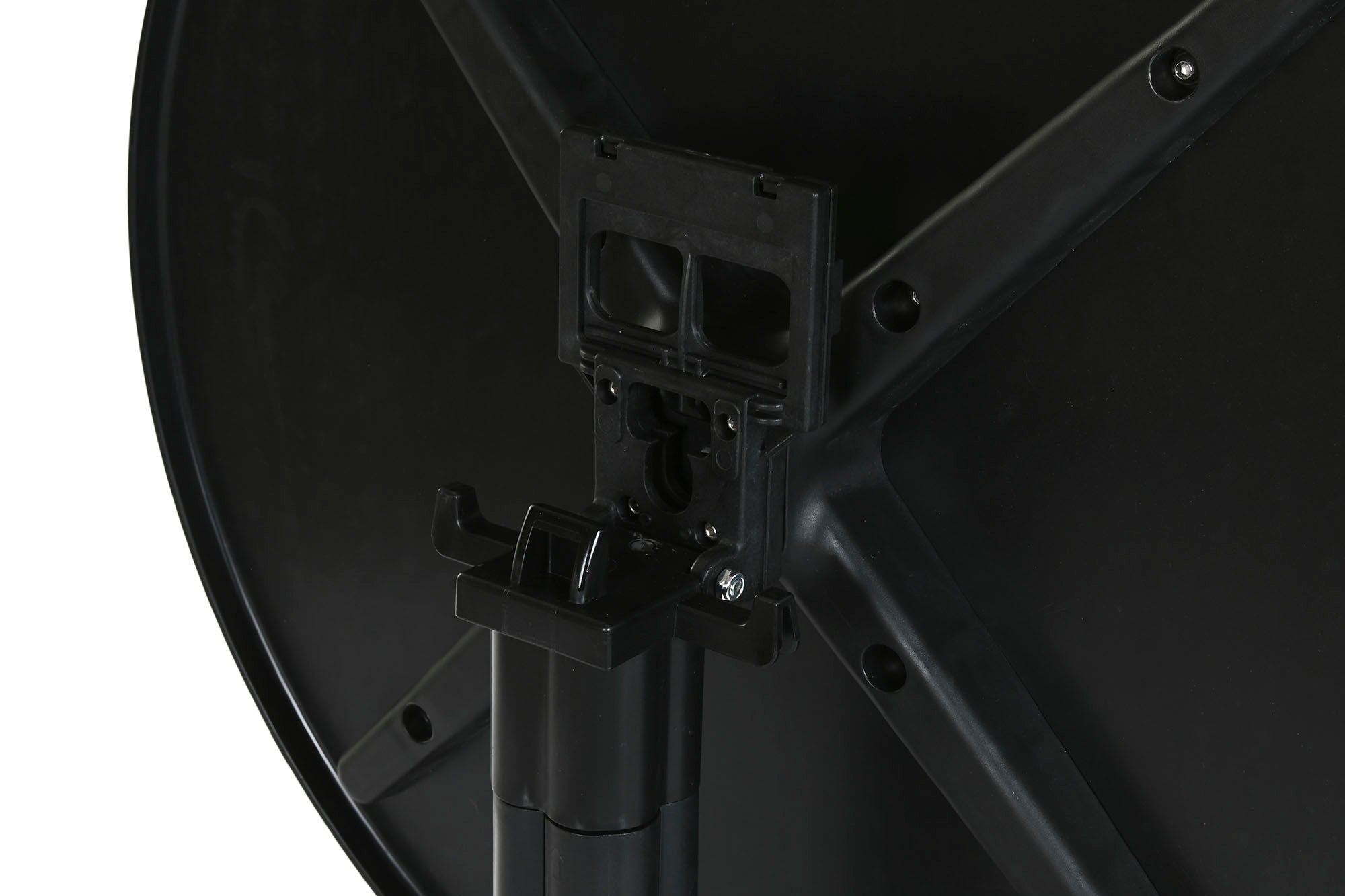 MESA METAL PP 80X80X75 RECICLADO NEGRO - Imagen 4