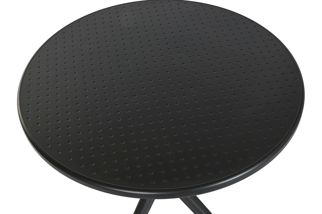 MESA METAL PP 80X80X75 RECICLADO NEGRO - Imagen 5
