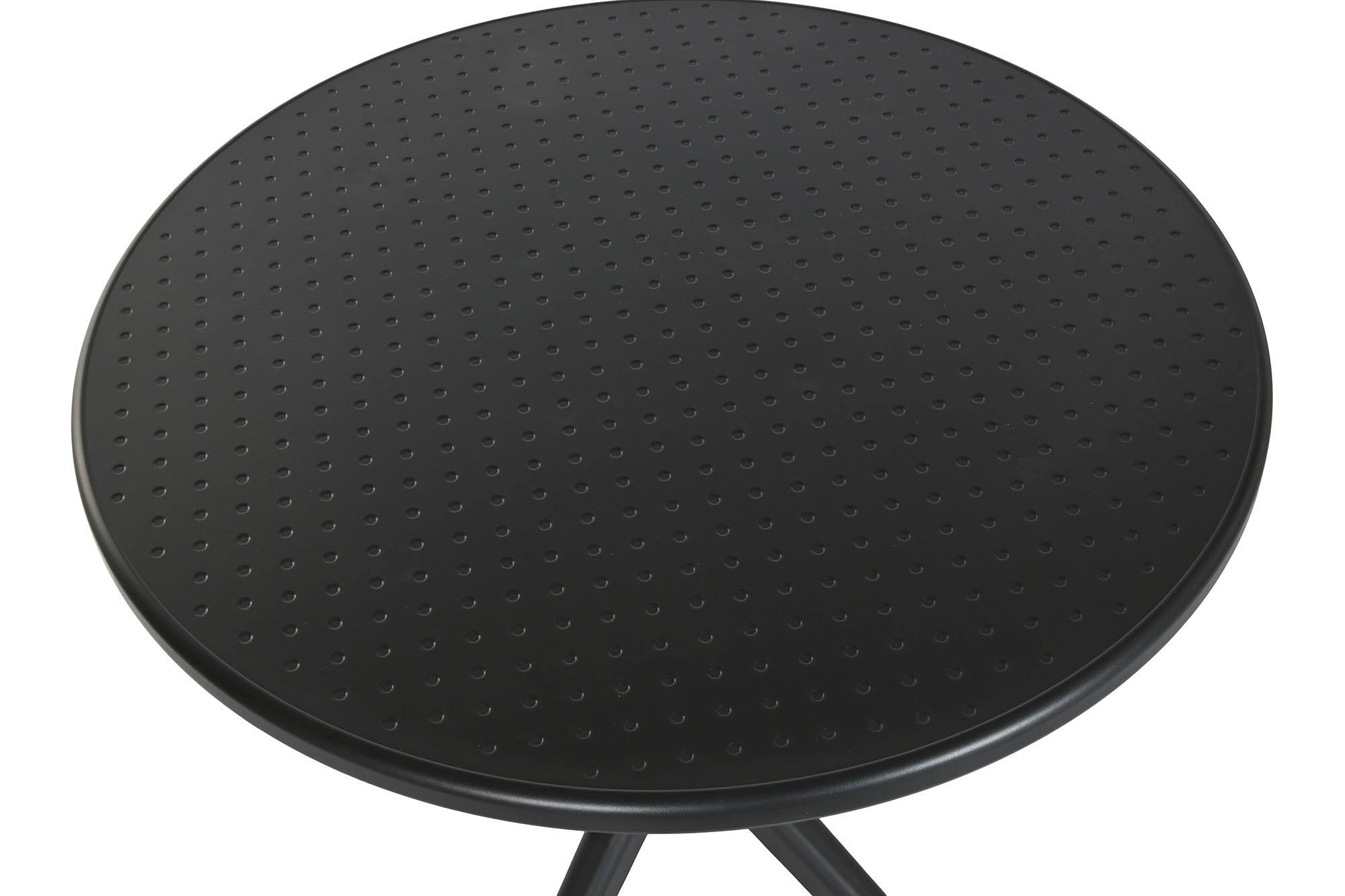 MESA METAL PP 80X80X75 RECICLADO NEGRO - Imagen 5