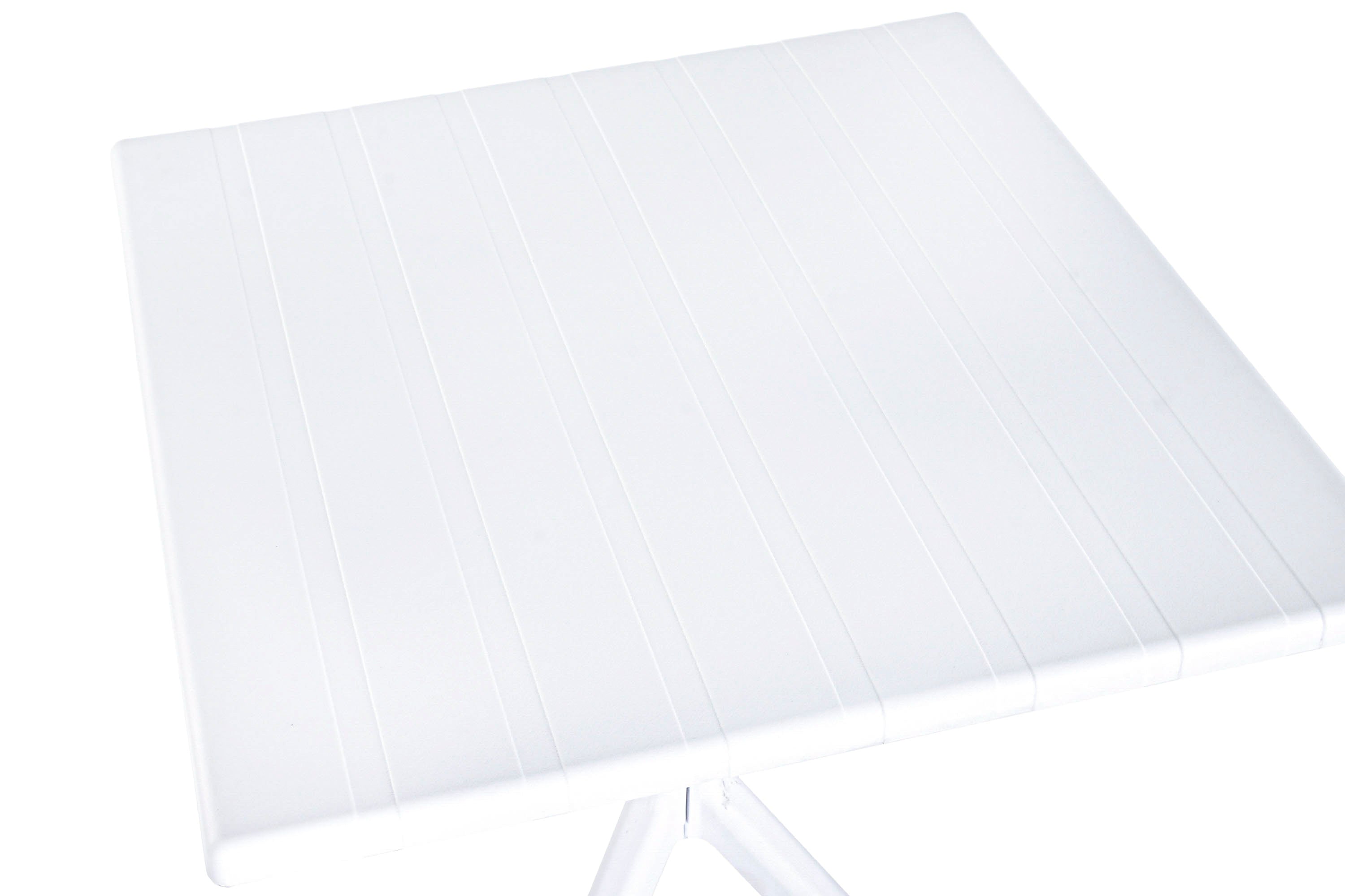 MESA METAL PP 70X70X75 RECICLADO BLANCO - Imagen 5