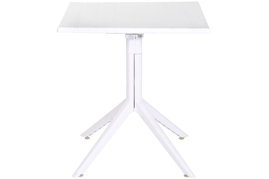 MESA METAL PP 70X70X75 RECICLADO BLANCO - Imagen 1