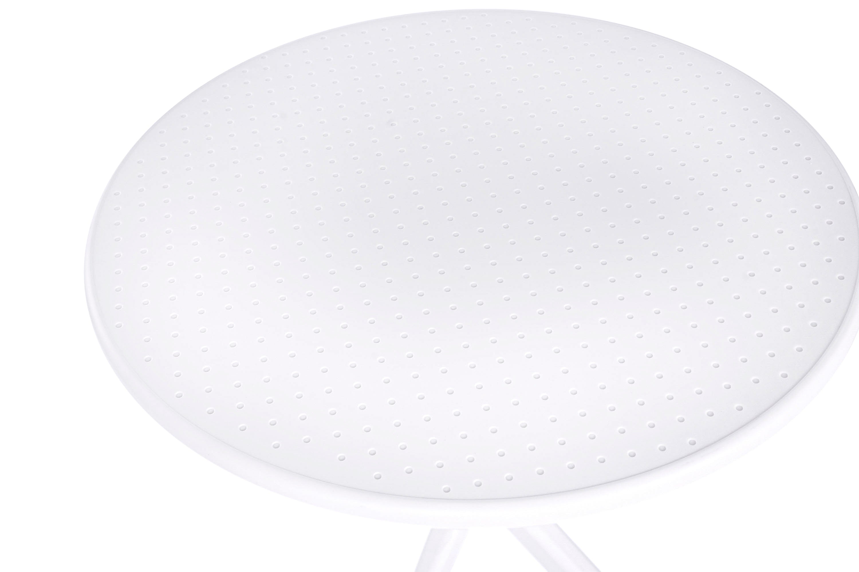 MESA METAL PP 80X80X75 RECICLADO BLANCO - Imagen 5