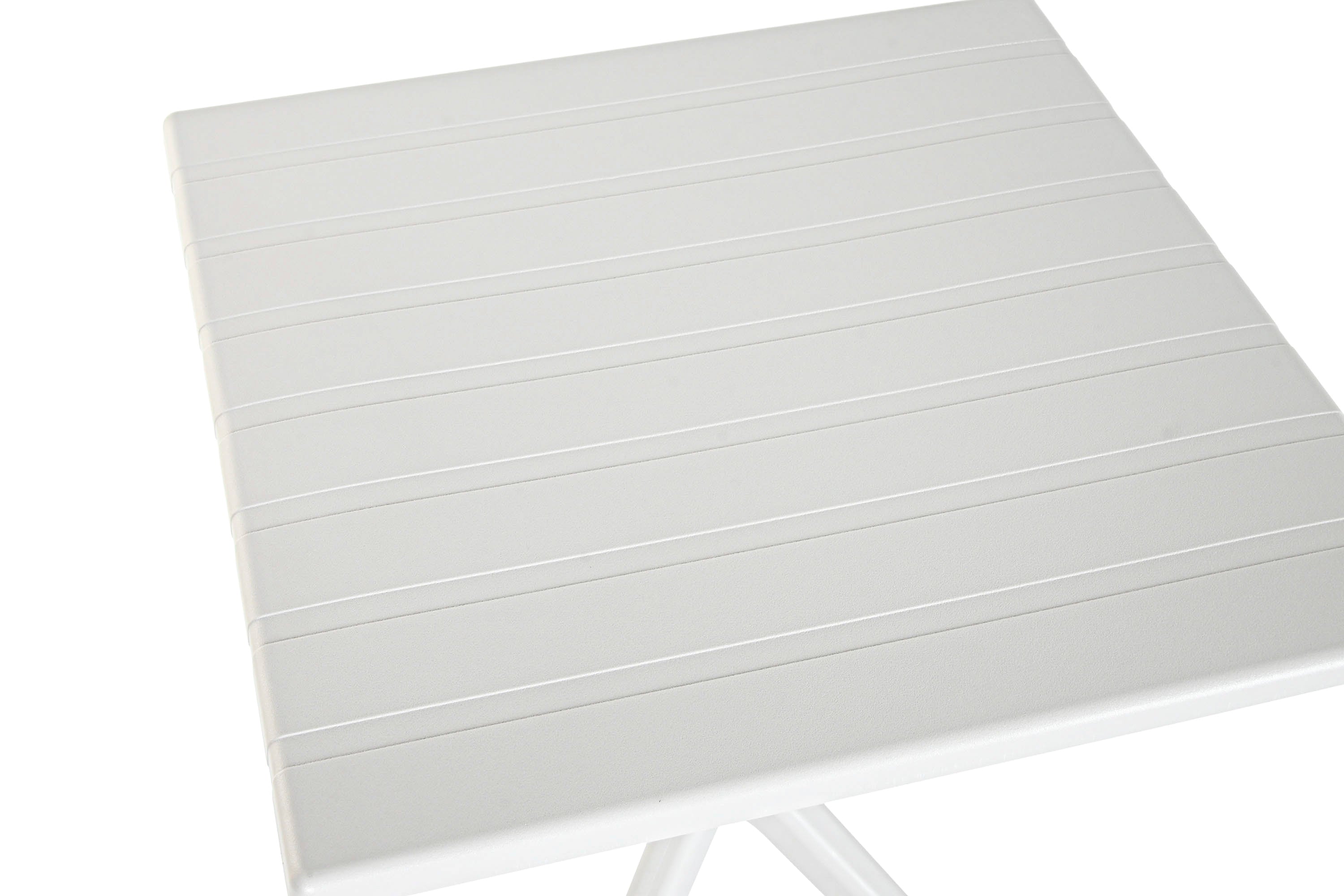 MESA METAL PP 70X70X75 RECICLADO GRIS - Imagen 5