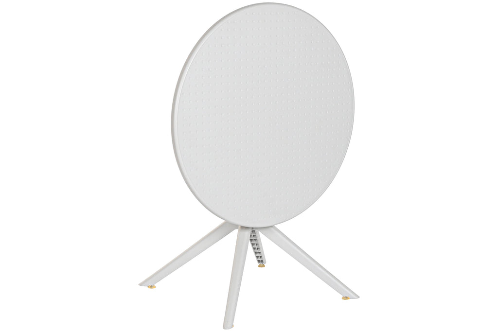 MESA METAL PP 80X80X75 RECICLADO GRIS - Imagen 3