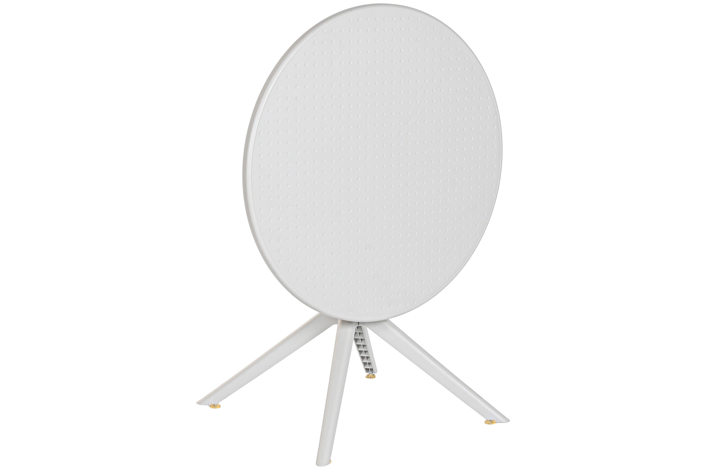 MESA METAL PP 80X80X75 RECICLADO GRIS - Imagen 3