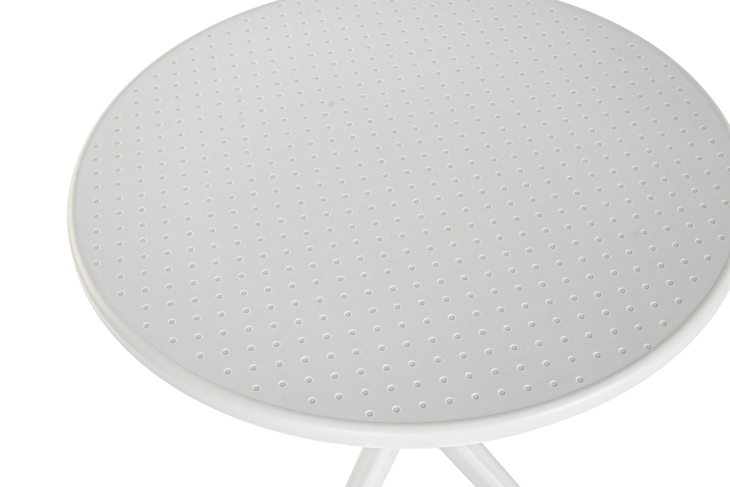 MESA METAL PP 80X80X75 RECICLADO GRIS - Imagen 5