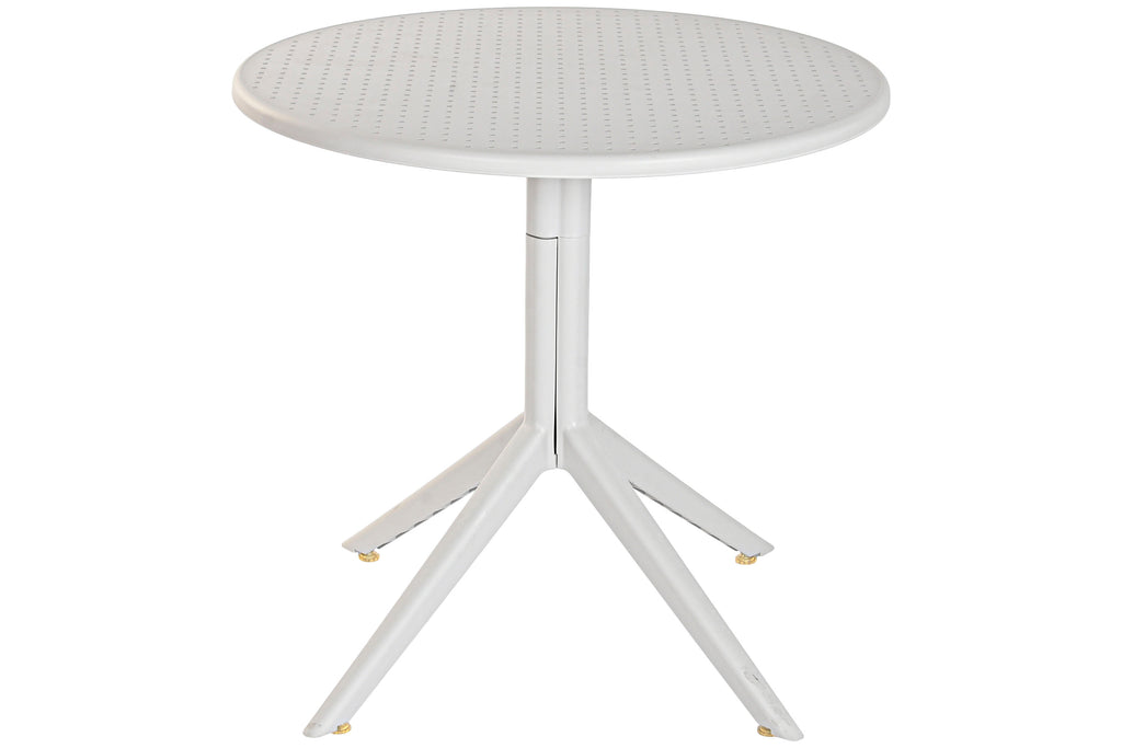 MESA METAL PP 80X80X75 RECICLADO GRIS - Imagen 1