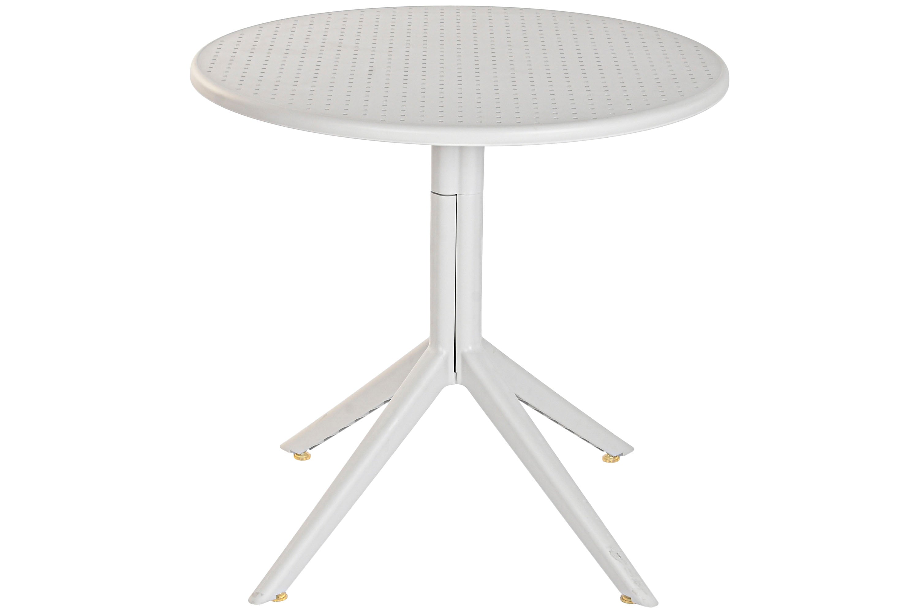 MESA METAL PP 80X80X75 RECICLADO GRIS - Imagen 1