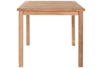 MESA COMEDOR TECA 80X80X77 4 COMENSALES NATURAL - Imagen 1