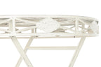 MESA COMEDOR METAL 70X70X73 BLANCO - Imagen 4