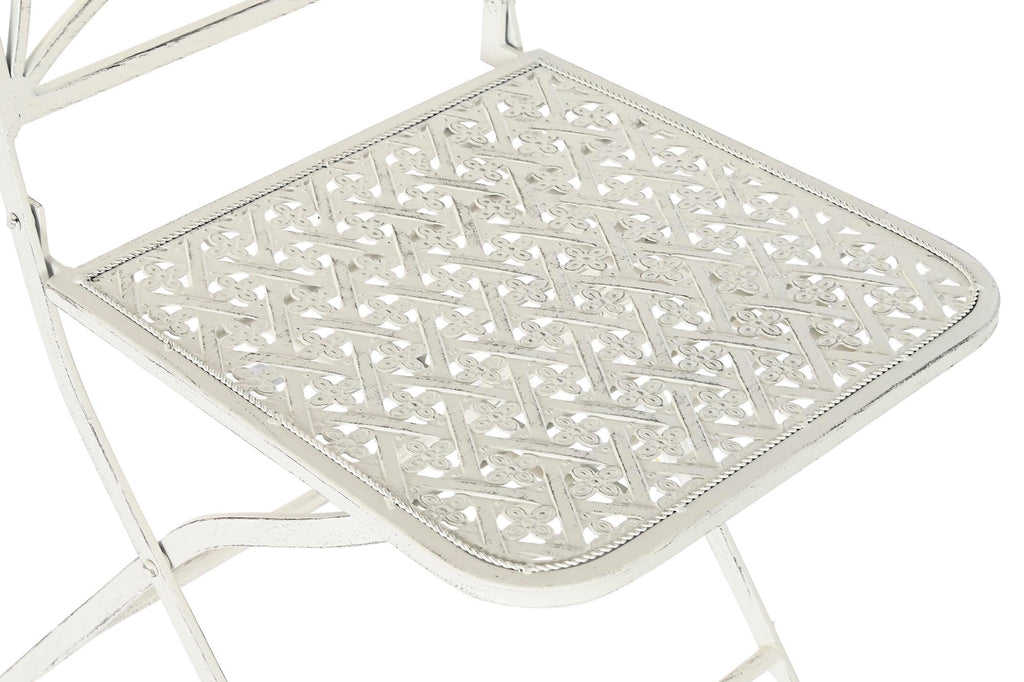 SILLA METAL 40X48X93 BLANCO - Imagen 2