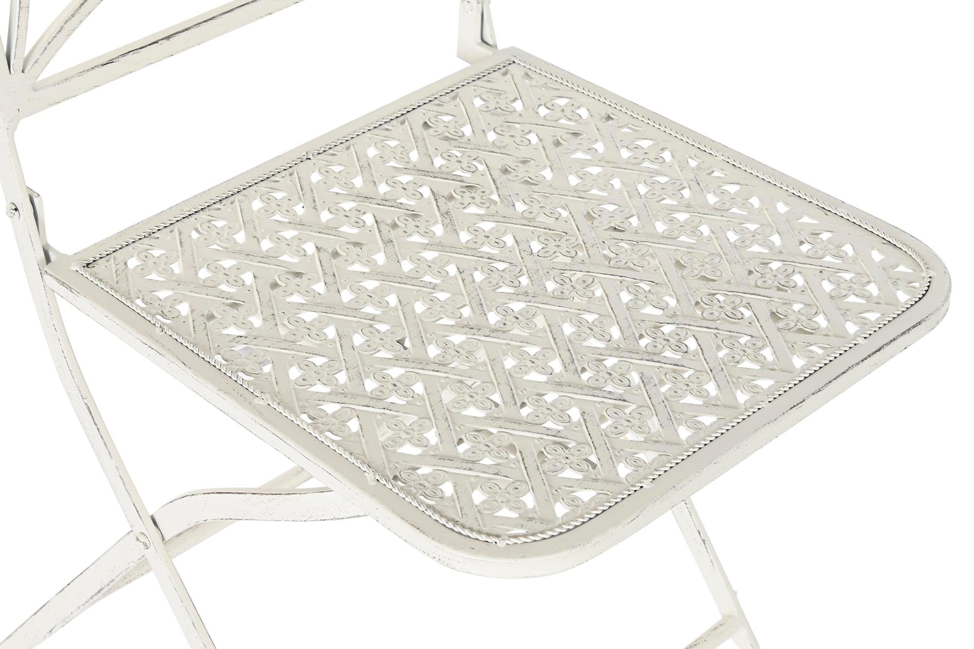 SILLA METAL 40X48X93 BLANCO - Imagen 2