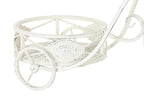 MACETERO METAL 58X28X42 BLANCO - Imagen 2