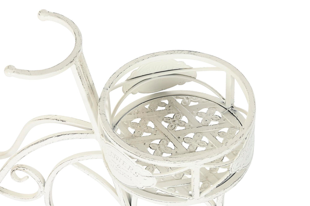 MACETERO METAL 58X28X42 BLANCO - Imagen 3