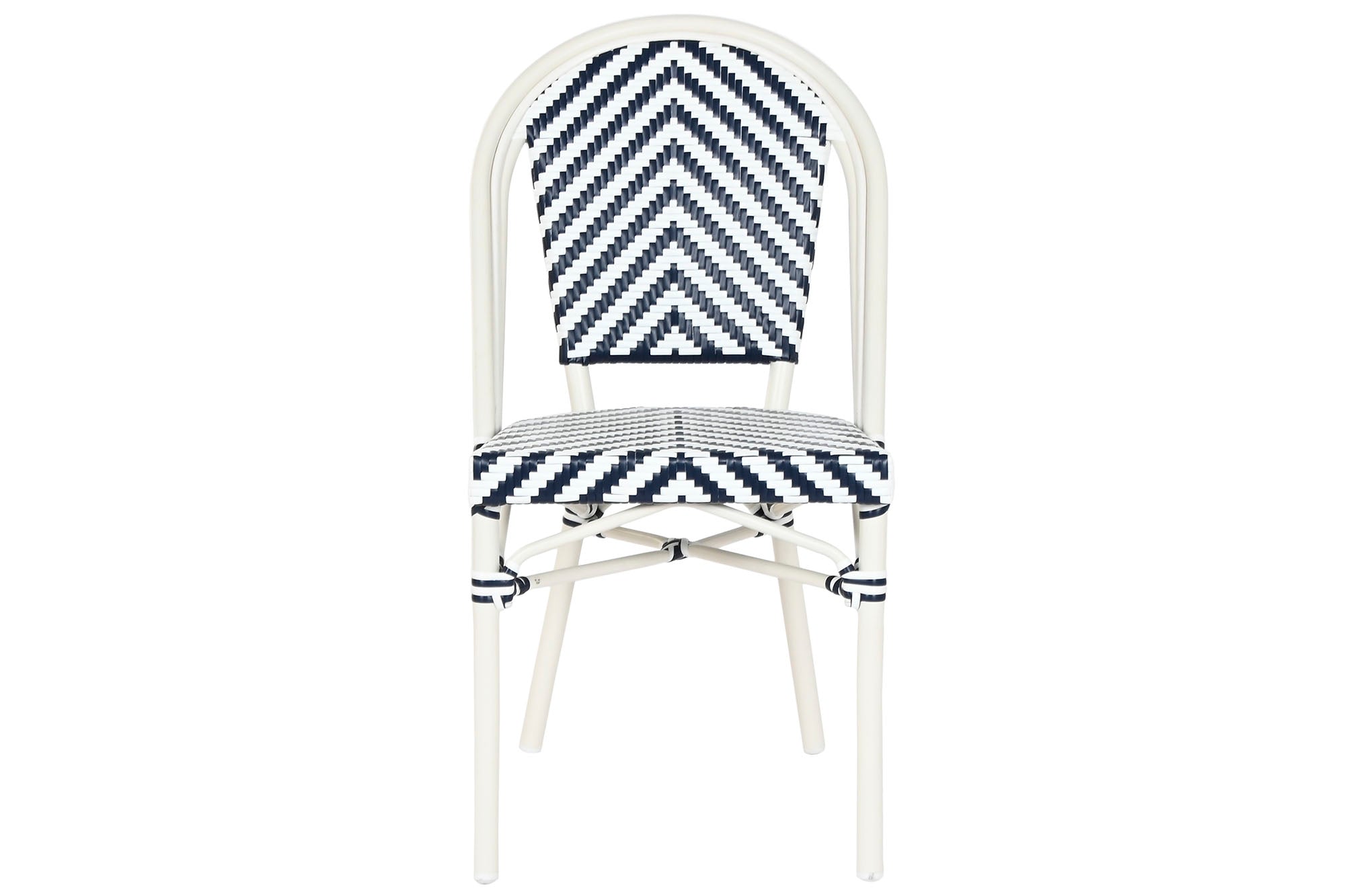 SILLA ALUMINIO RATAN SINTETICO 47X58X88 AZUL - Imagen 2