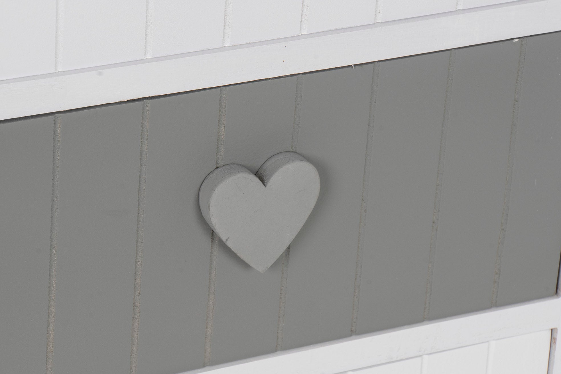 CAJONERA PAULOWNIA 40X29X58 CORAZON BLANCO - Imagen 4