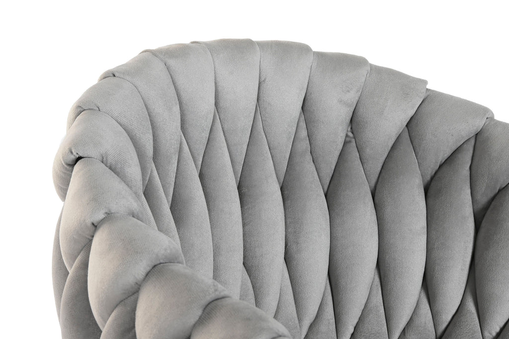 TABURETE POLIESTER METAL 58X53X101 GRIS - Imagen 5