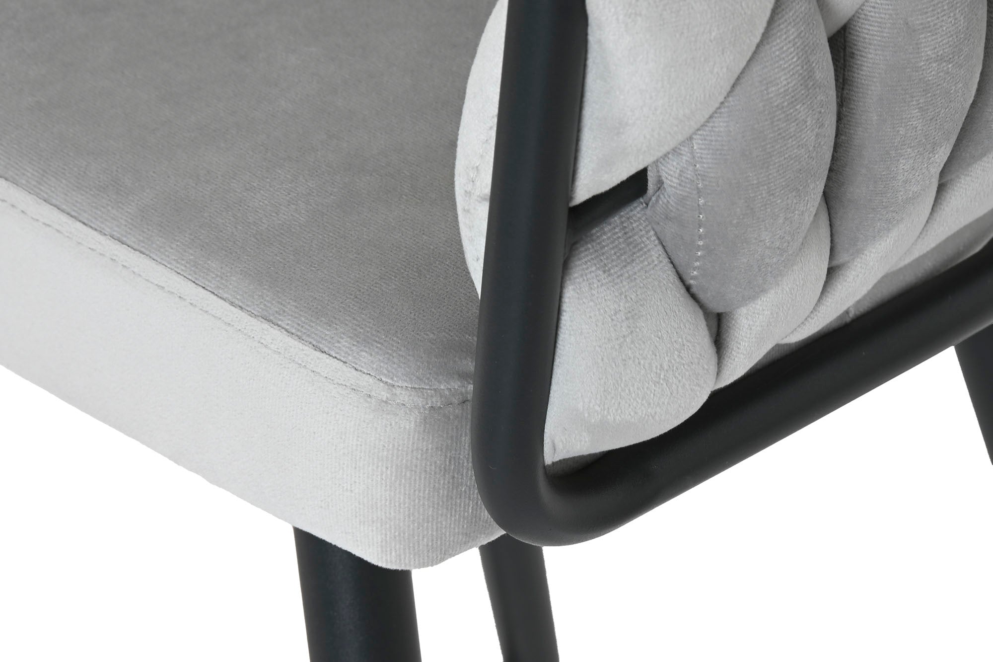 TABURETE POLIESTER METAL 58X53X101 GRIS - Imagen 6