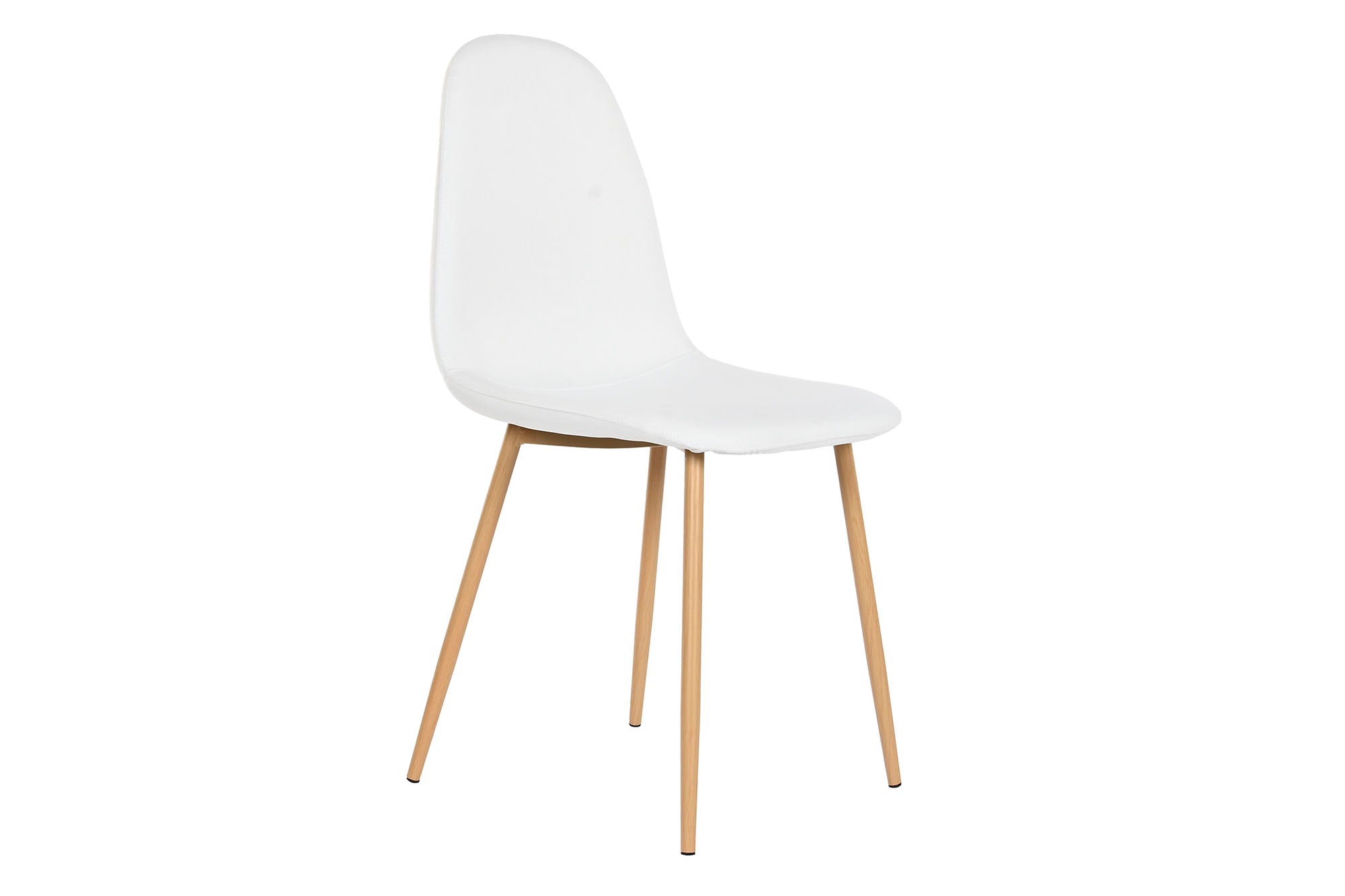 SILLA POLIESTER METAL 44X51,5X90,5 SIMIL MADERA - Imagen 1