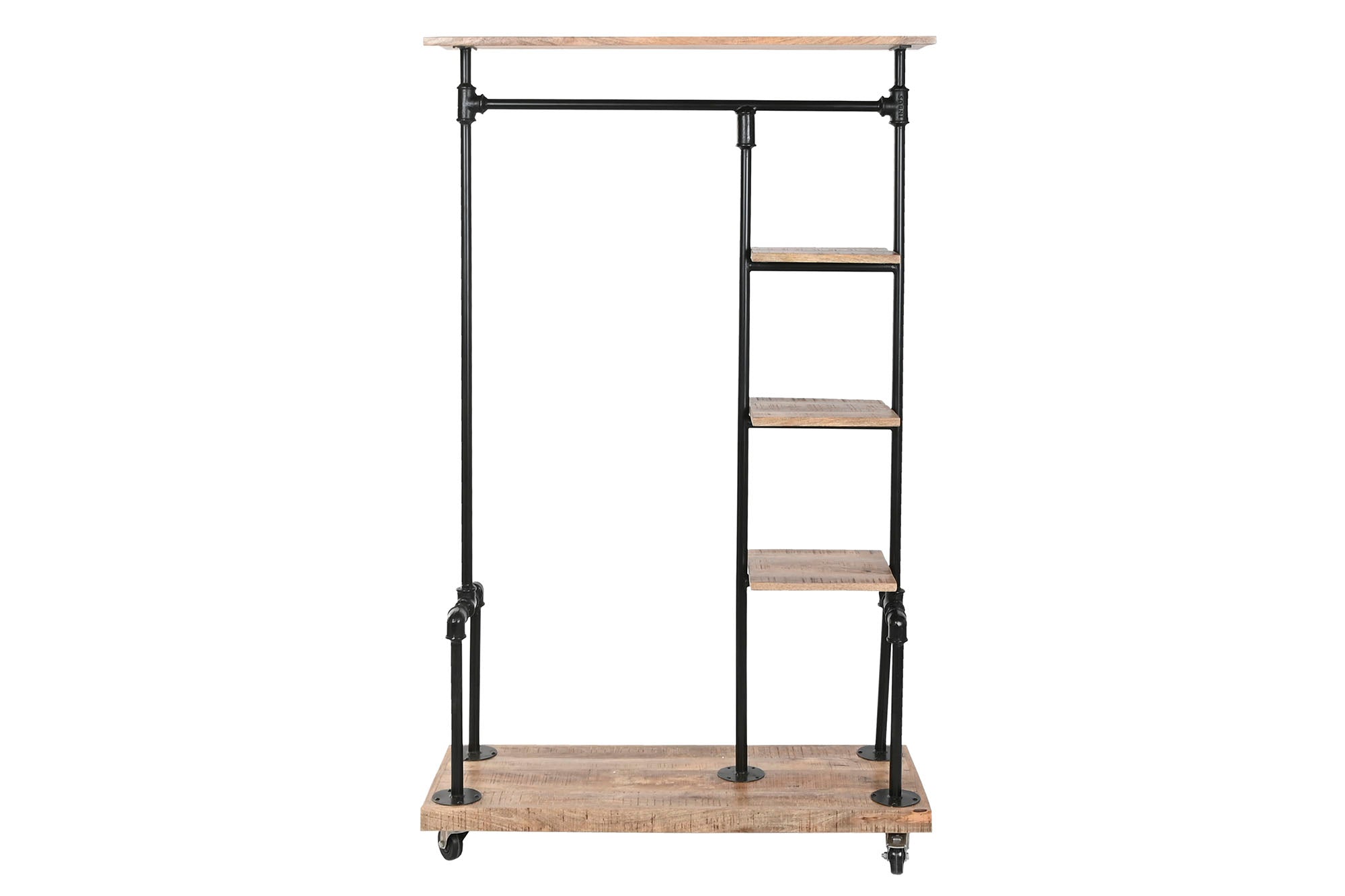 RECIBIDOR MANGO METAL 104X40X175 MARRON - Imagen 3