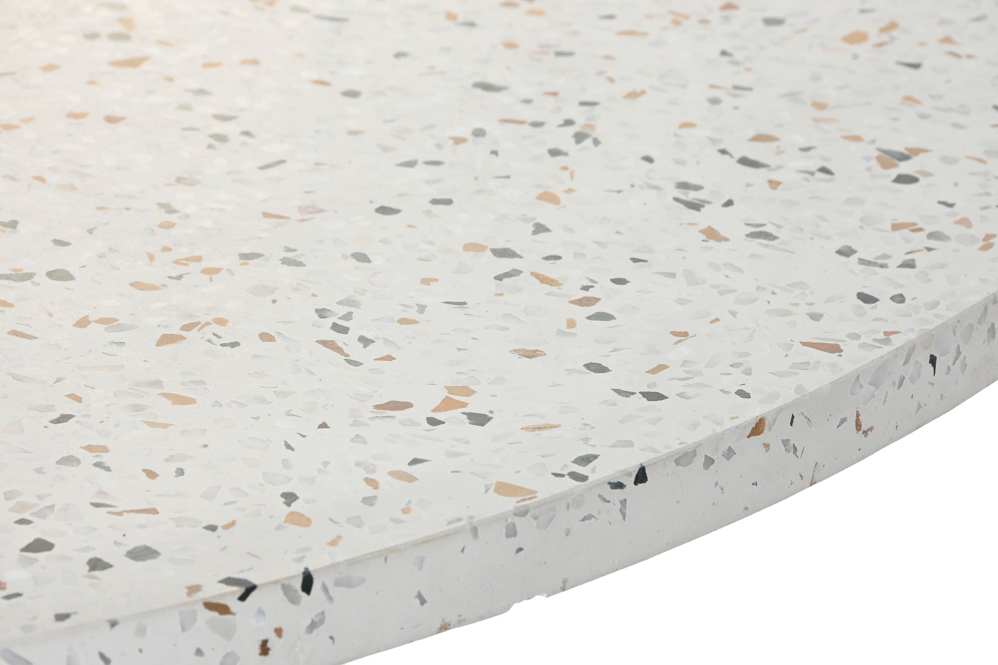 MESA COMEDOR ACACIA TERRAZO 130X130X76 - Imagen 3