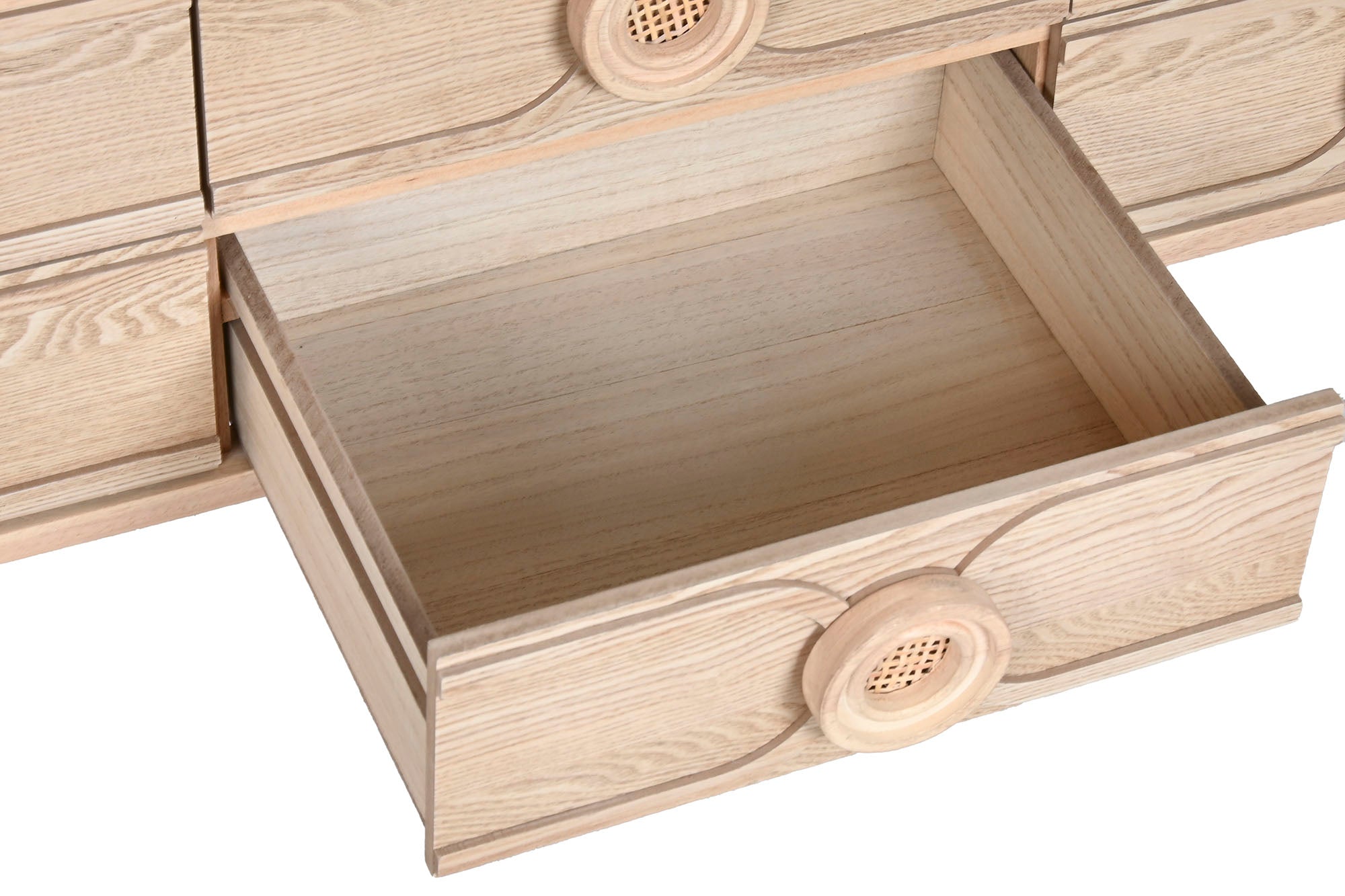 MUEBLE TV ABETO MDF 120X40X50 NATURAL - Imagen 4