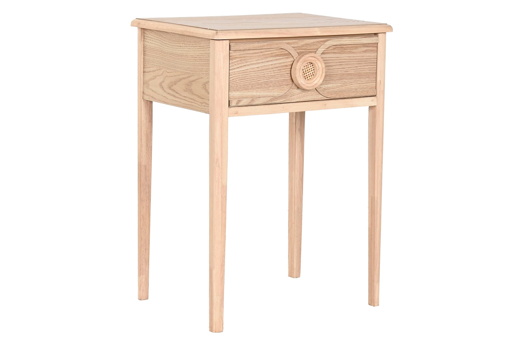 MESITA DE NOCHE ABETO MDF 48X35X65 NATURAL - Imagen 2