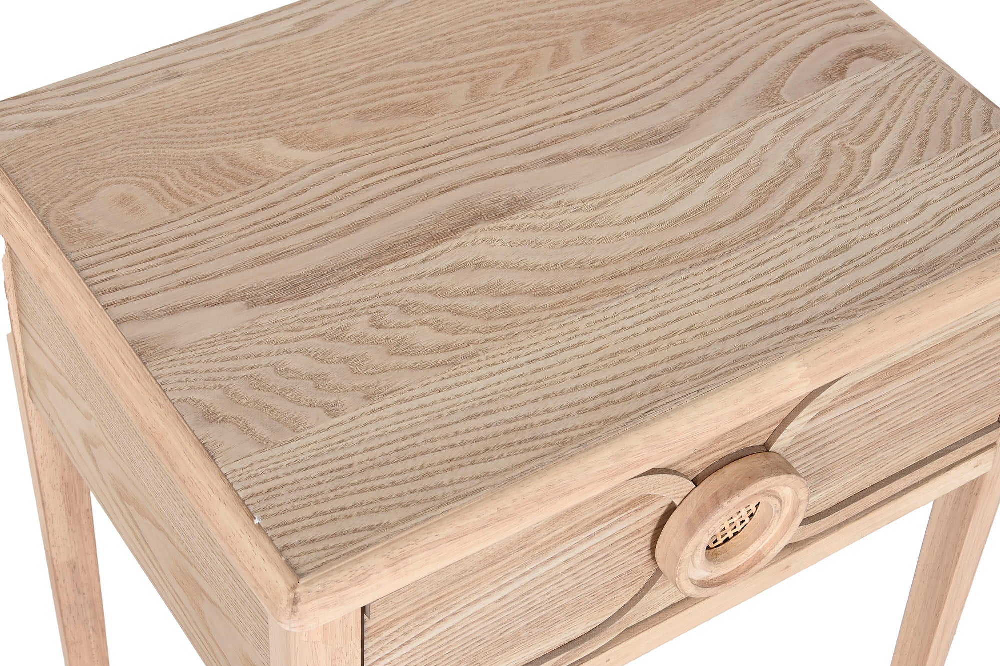 MESITA DE NOCHE ABETO MDF 48X35X65 NATURAL - Imagen 5