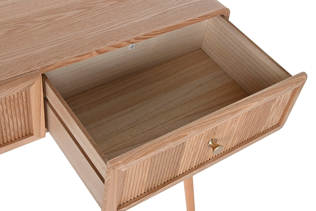 CONSOLA PINO MDF 99X34X82 14,00 NATURAL - Imagen 3