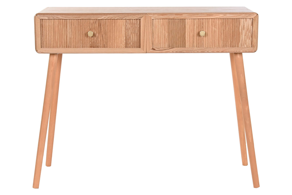 CONSOLA PINO MDF 99X34X82 14,00 NATURAL - Imagen 4