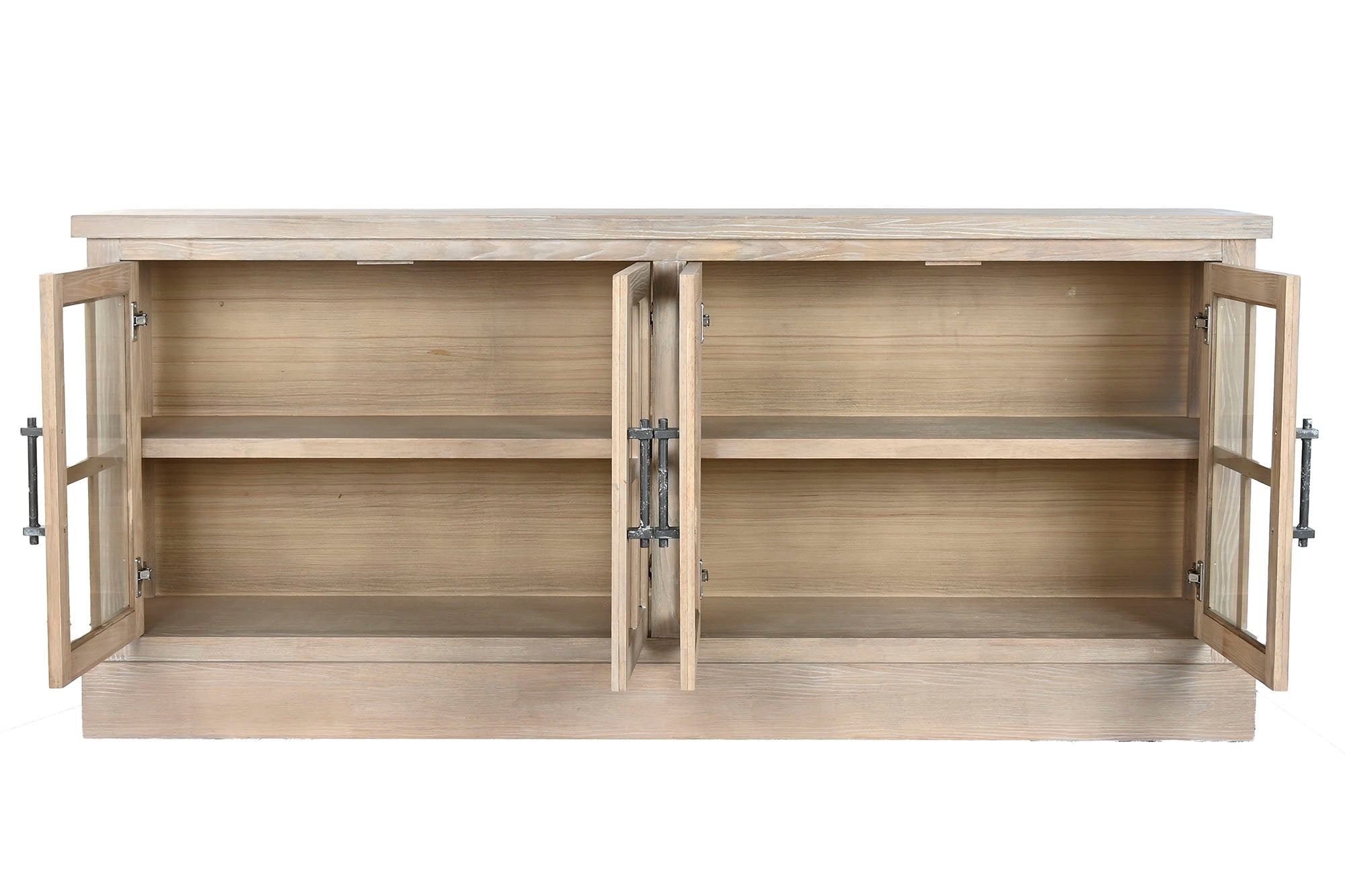 BUFFET MADERA DE HEVEA CRISTAL 180X40X82 43,00 - Imagen 4