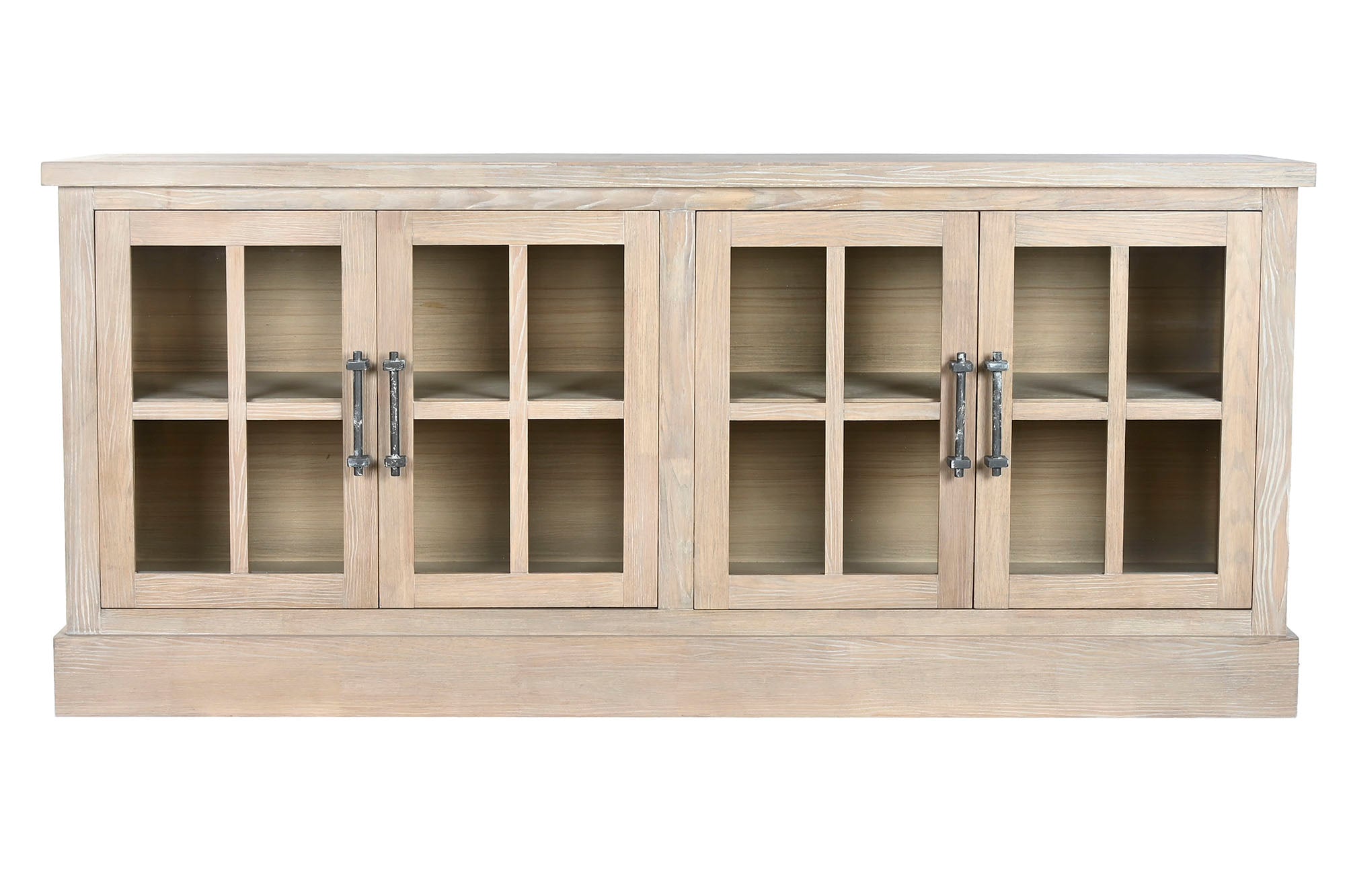 BUFFET MADERA DE HEVEA CRISTAL 180X40X82 43,00 - Imagen 3