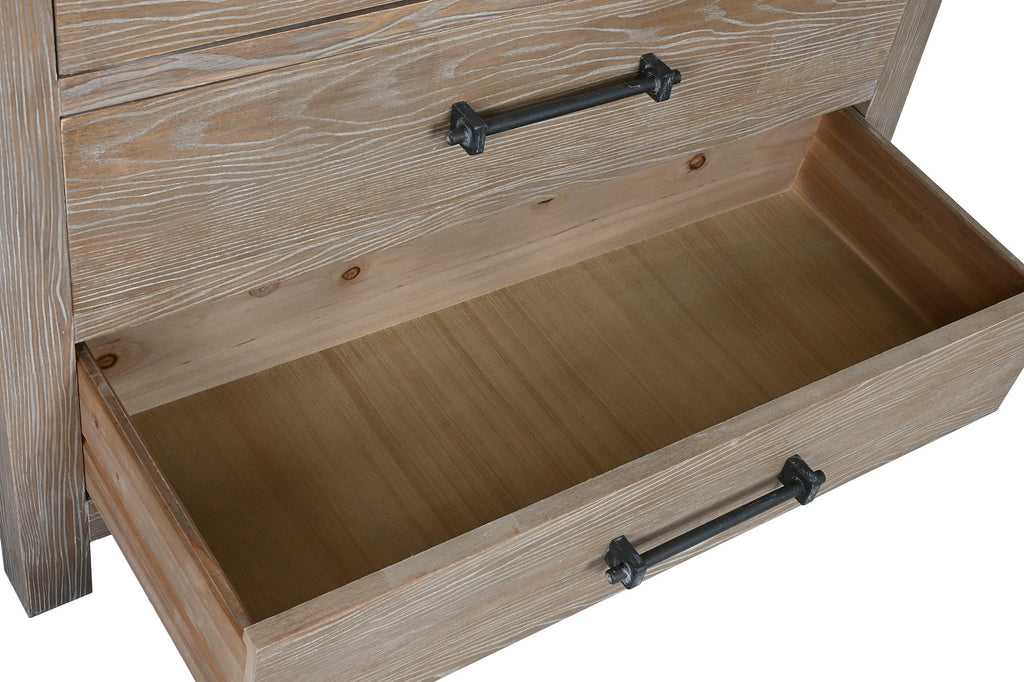 COMODA MADERA DE HEVEA 100X40X88 38,00 NATURAL - Imagen 6