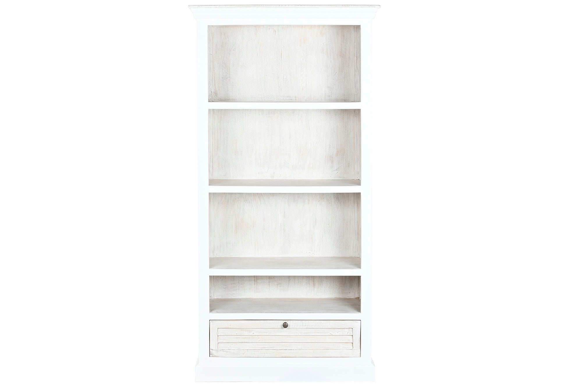 ESTANTERIA MANGO 90X40X180 DESGASTADO BLANCO - Imagen 4