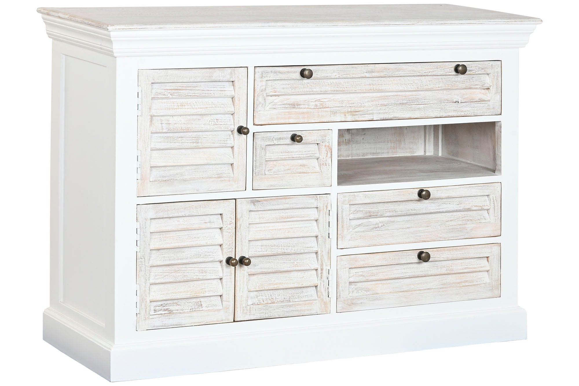 CAJONERA MANGO 115X40X80 DESGASTADO BLANCO - Imagen 6