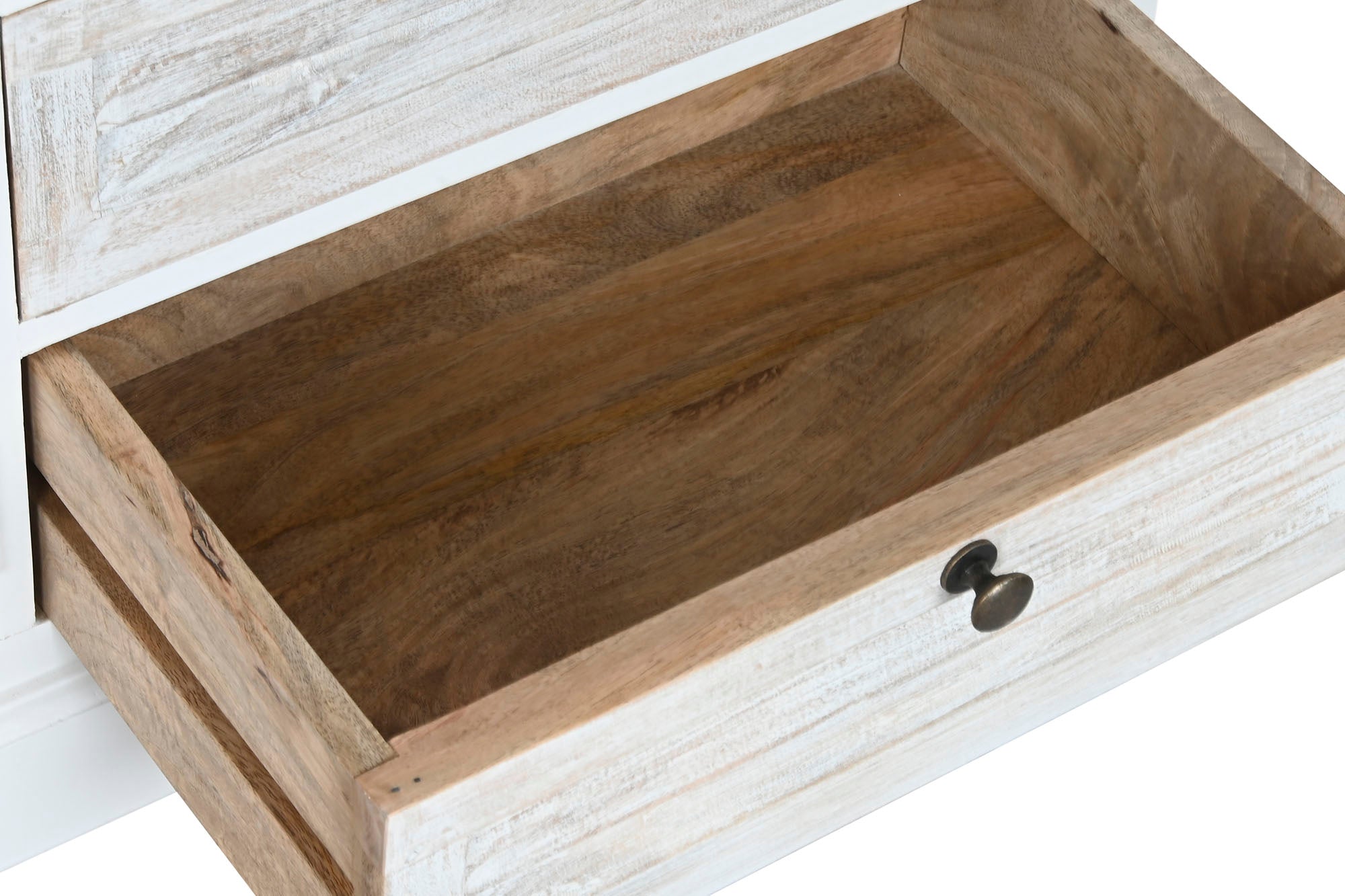CAJONERA MANGO 115X40X80 DESGASTADO BLANCO - Imagen 4