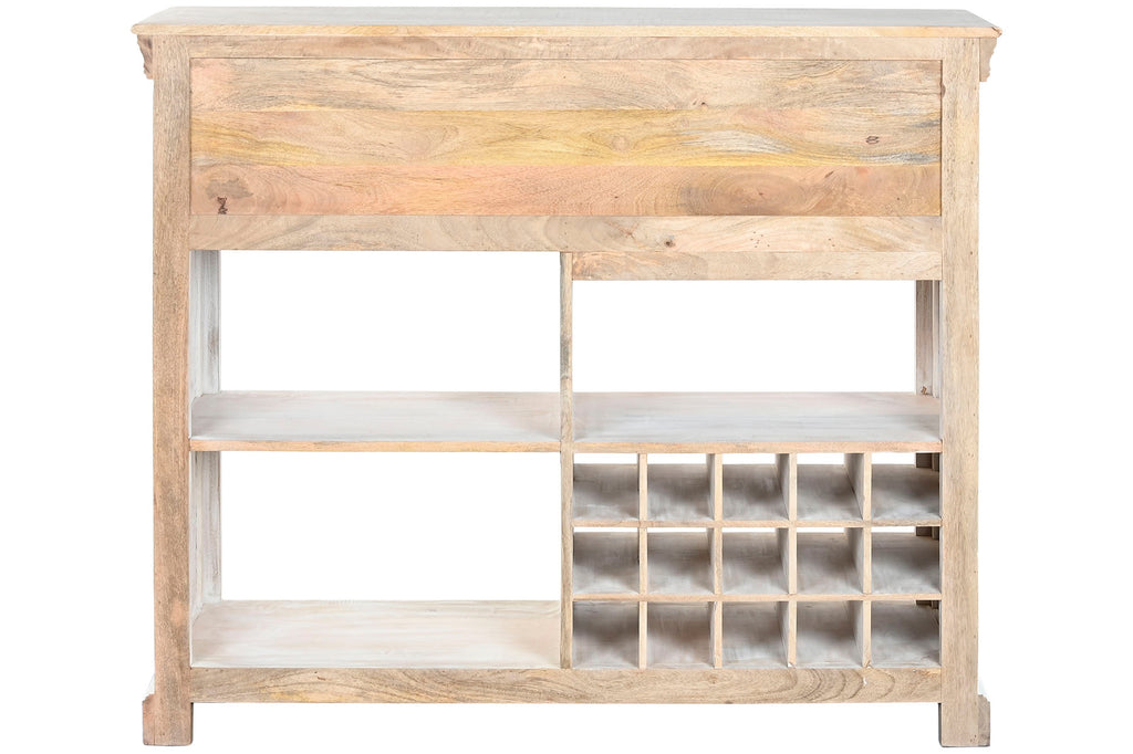 BOTELLERO MANGO 120X40X98 DESGASTADO BLANCO - Imagen 2