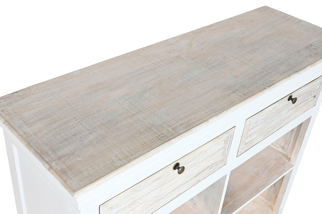 BOTELLERO MANGO 120X40X98 DESGASTADO BLANCO - Imagen 1