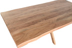 MESA COMEDOR ACACIA 200X100X78 NATURAL - Imagen 4