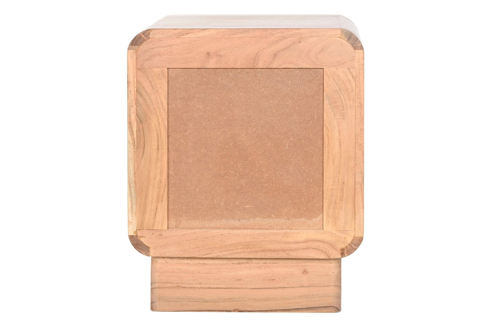 MESITA DE NOCHE ACACIA MDF 40X40X50 17,70 NATURAL - Imagen 3