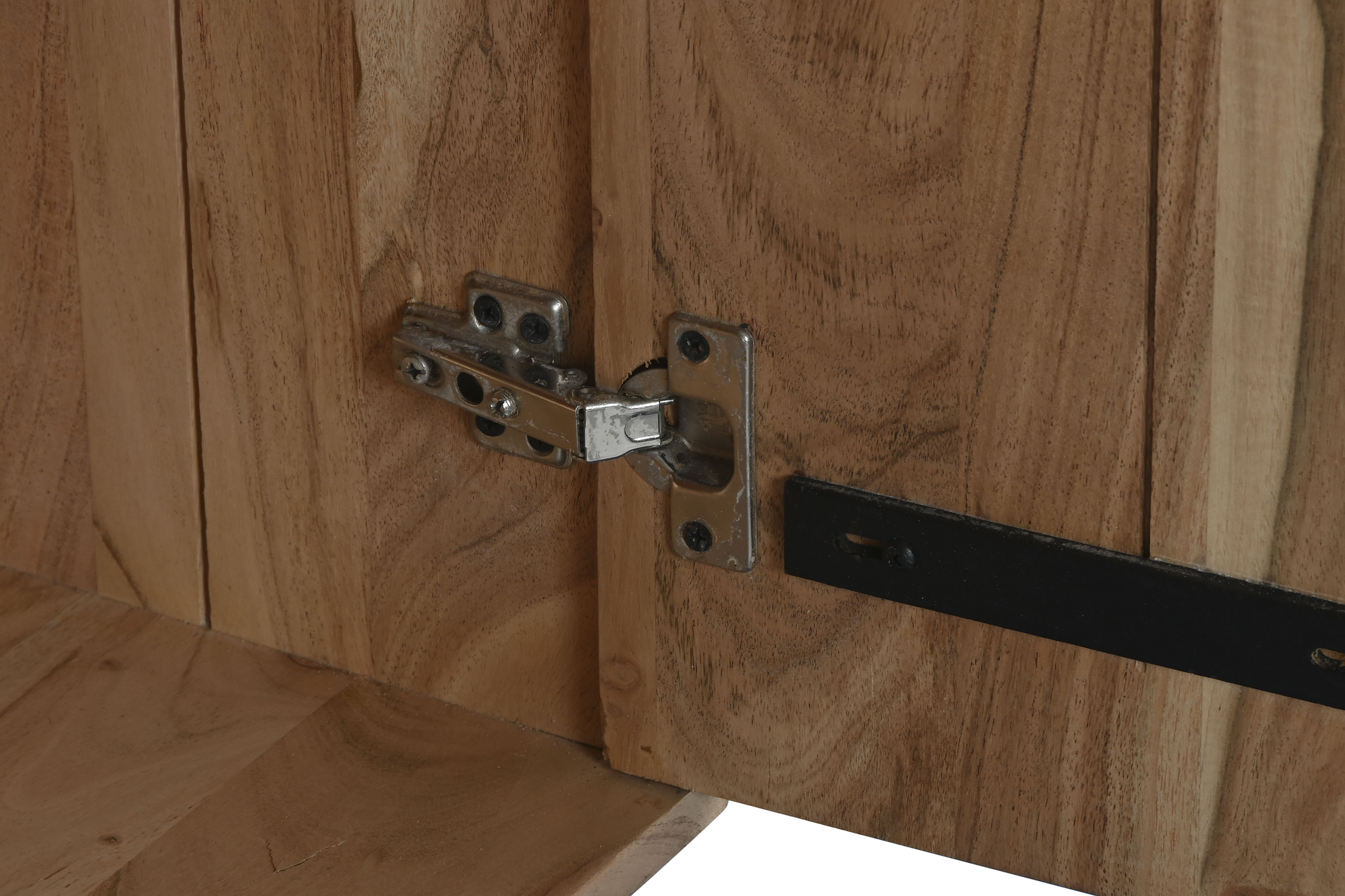 APARADOR ACACIA METAL 88X40X80 39,90 - Imagen 1