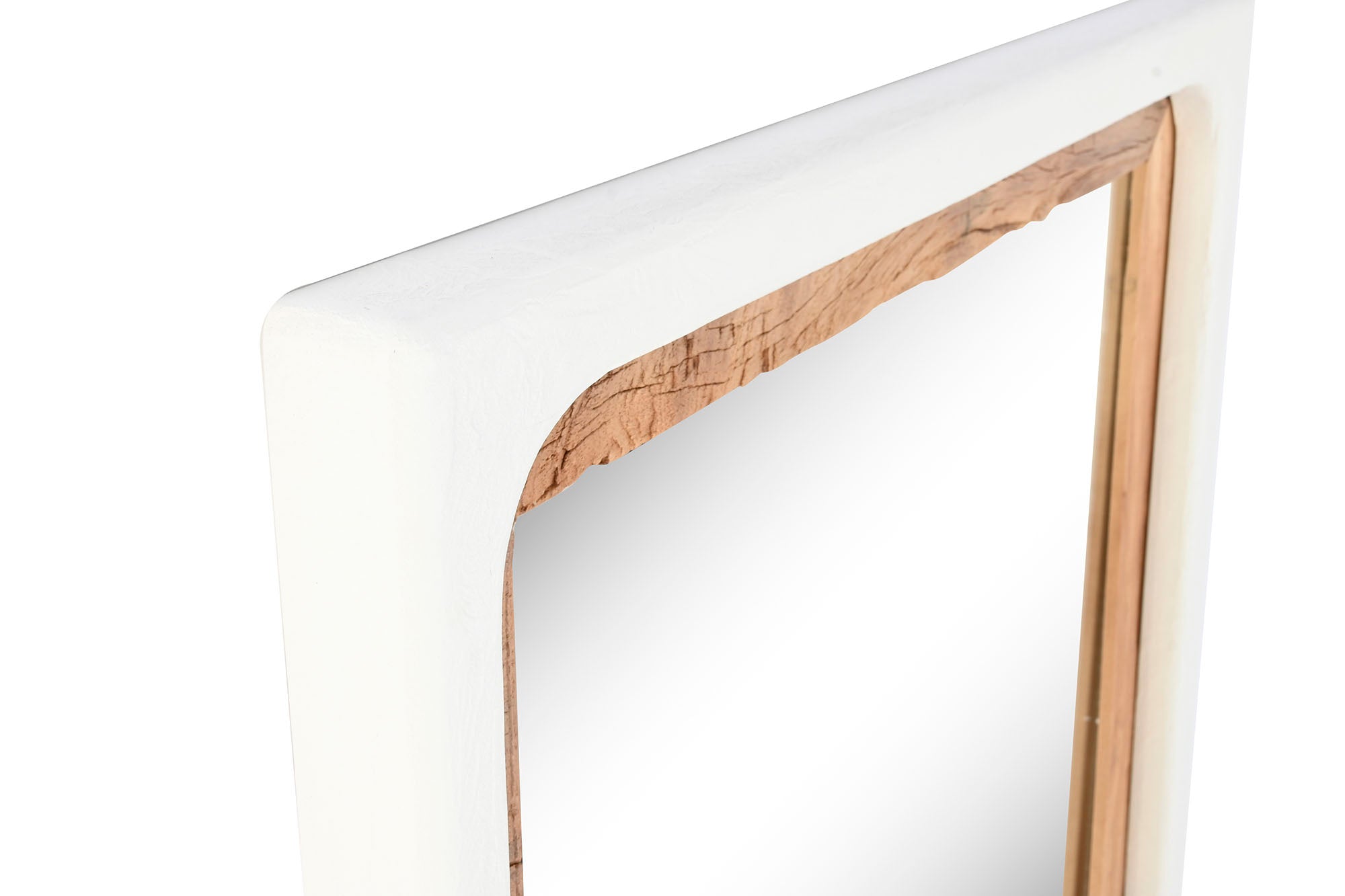 ESPEJO MADERA RECICLADA MANGO 80X5X182 - Imagen 3