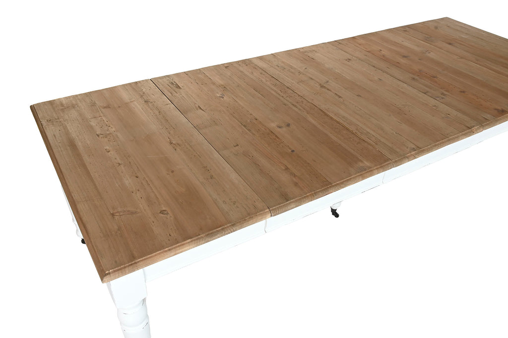 MESA COMEDOR ABETO 100X100X78 250 EXTENSIBLE - Imagen 2