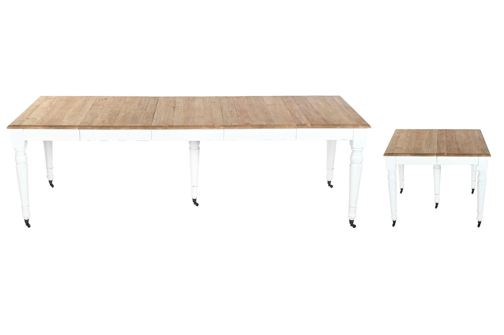 MESA COMEDOR ABETO 100X100X78 250 EXTENSIBLE - Imagen 4