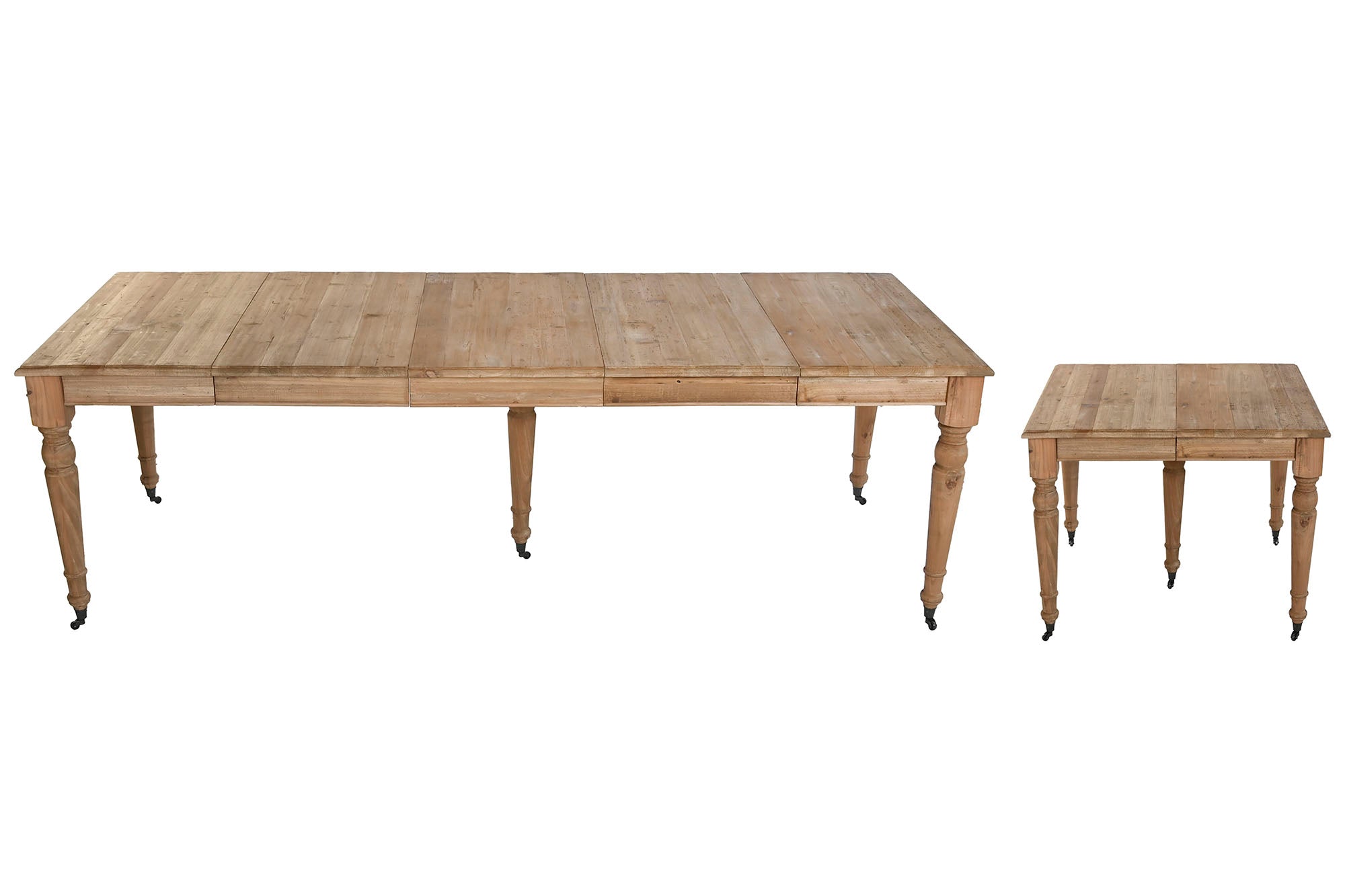 MESA COMEDOR ABETO 100X100X78 250 EXTENSIBLE - Imagen 3