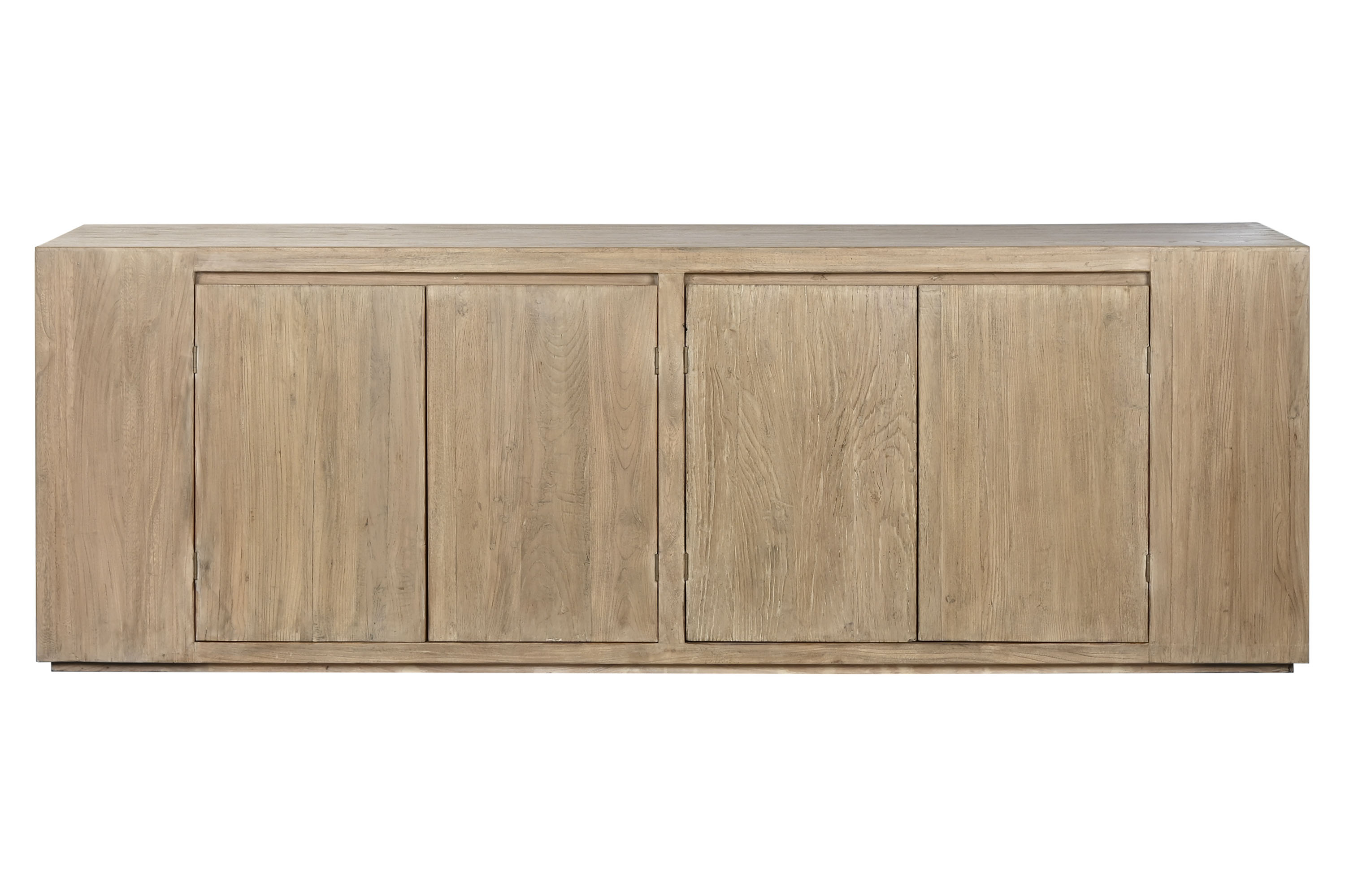 APARADOR OLMO MACIZO 240X50X83 4 PUE - Imagen 2