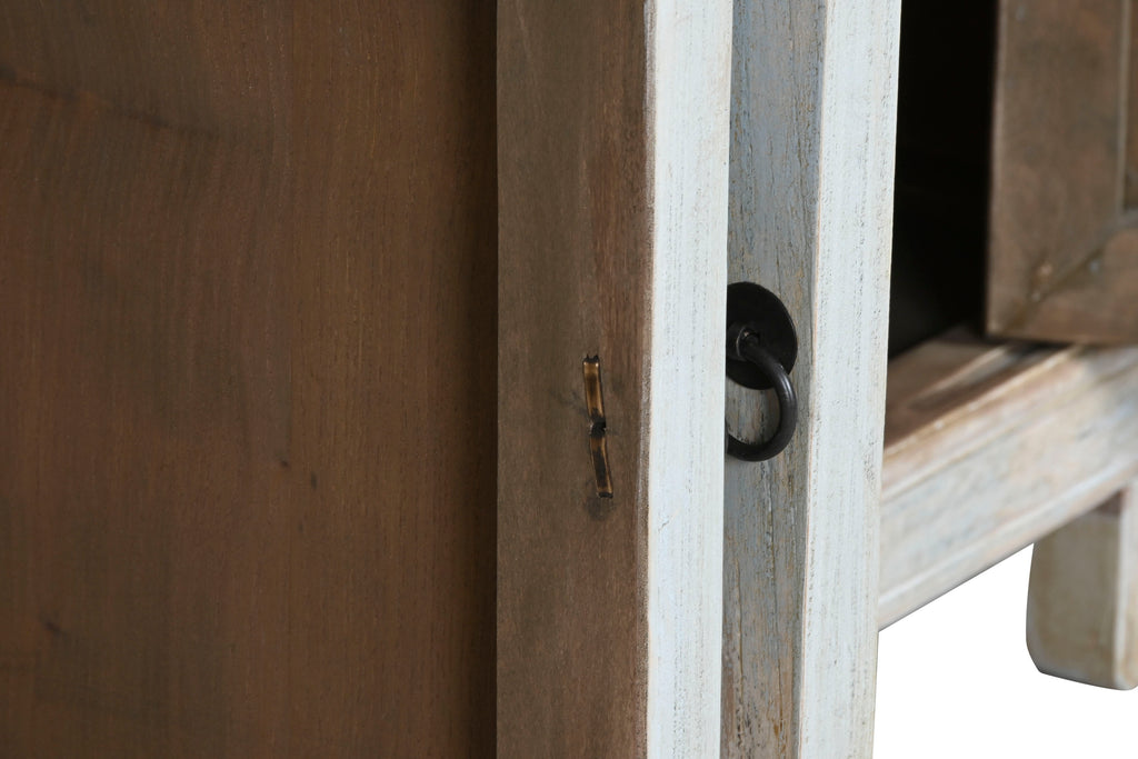 APARADOR OLMO MACIZO 220X45X85 6 PUE 6 CAJ - Imagen 6