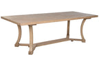 MESA COMEDOR OLMO MACIZO 240X100X76 NATURAL - Imagen 5